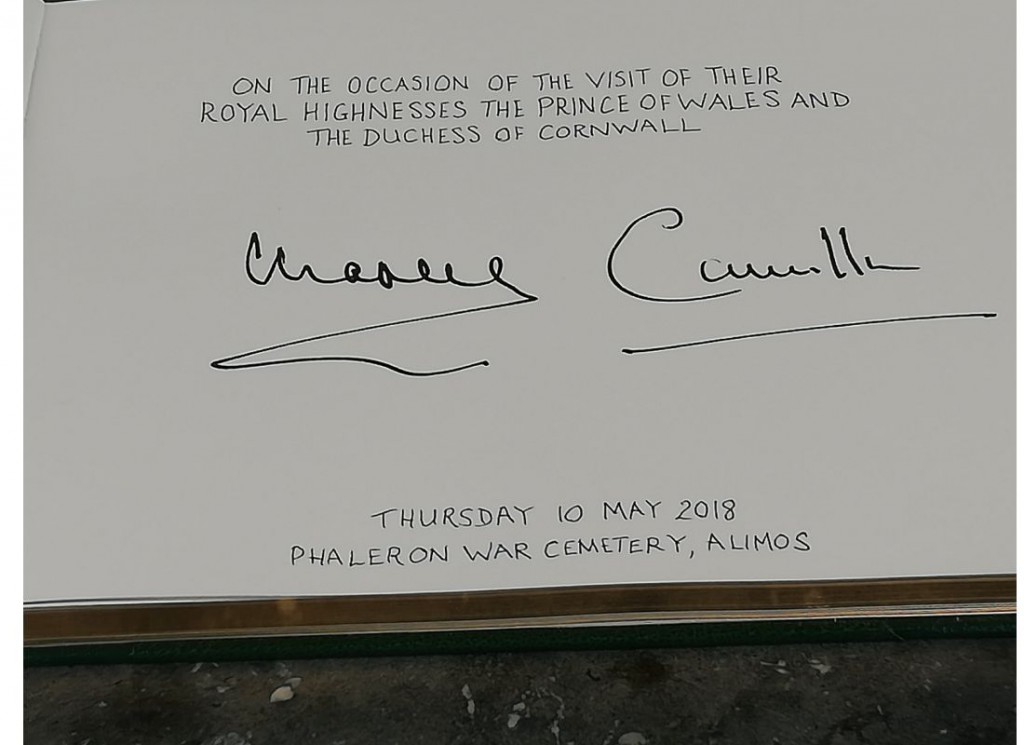 They signed the visitors book