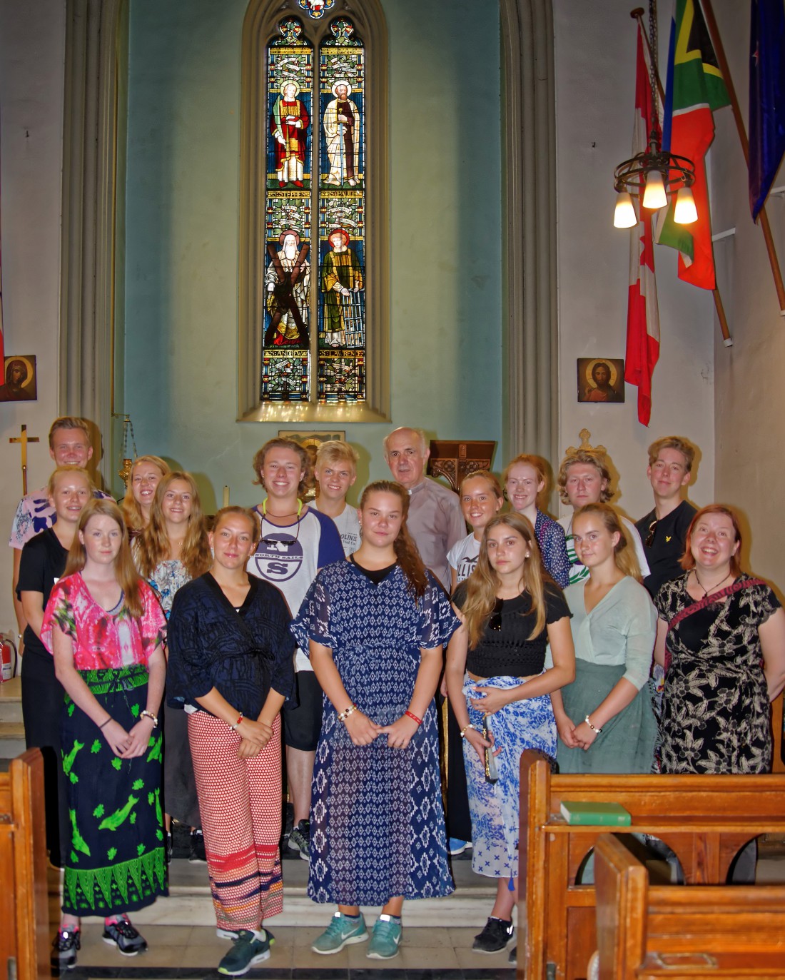 Visiting Scandinavians at St. Paul's (group)