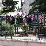 Bunting makes a colourful display