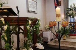 Flowers on the Pulpit