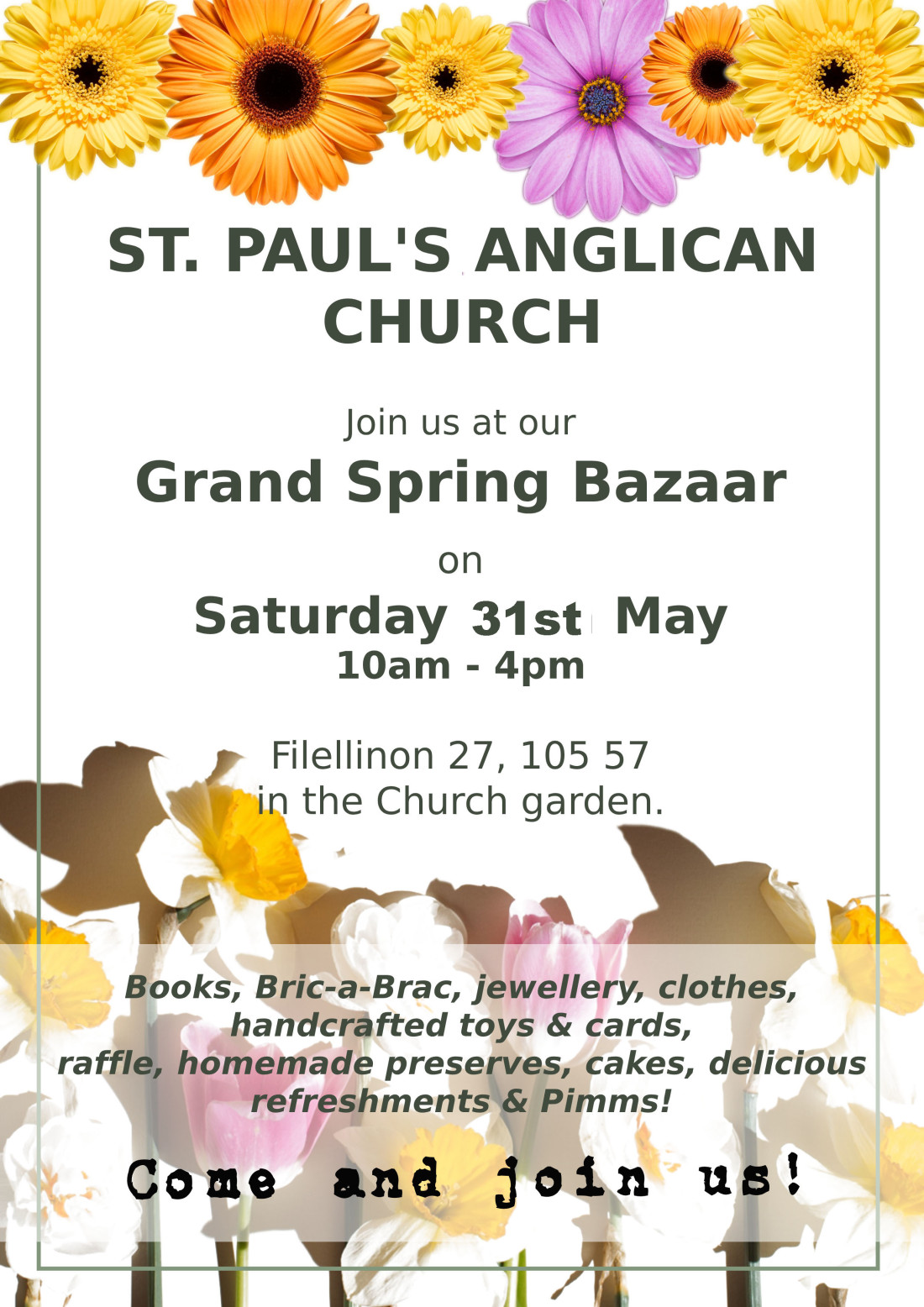 spring bazaar 2025