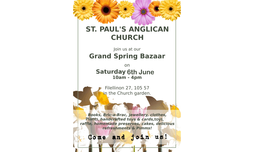spring bazaar Blog
